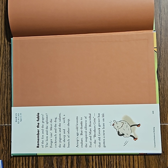 BOOK -"Yo, Aesop!: Get a Load of These Fables"-Hard back w/Sleeve-Paul Rosenthal - Picture 2 of 7